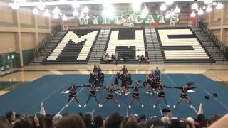 VHMS Cheer at NRG February 6 2016 [upl. by Pasol83]