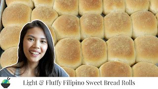 How To Make Pandesal  Filipino Bread Rolls Recipe  Homemade Baking [upl. by Denman602]