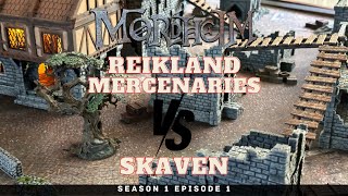 Mordheim Battle Report  Reikland vs Skaven  S1E1 [upl. by Leunammi411]