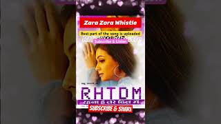 Zara zara behekta hai song whistle cover shorts short rhtdm rehnahaiteredilme viral whistle [upl. by Ahseekan]