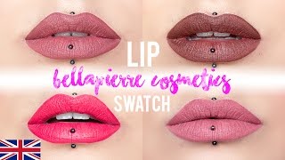 LIP SWATCH⎢Bellapierre Cosmetics Kiss Proof Lip Crème [upl. by Navis]