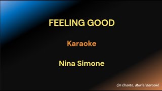 FEELING GOOD KARAOKE Nina SIMONE HQ [upl. by Ymeraj]