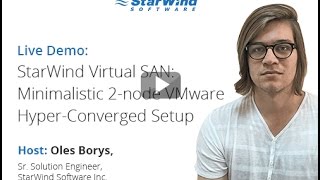 StarWind Virtual SAN Minimalistic 2node VMware HyperConverged Setup [upl. by Mya]