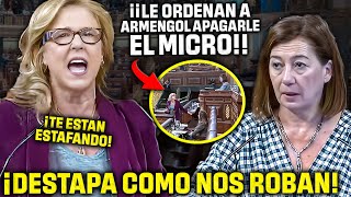 ARMENGOL le APAGA el MICRO a esta DIPUTADA DESCONOCIDA ¡¡CUANDO CONTABA CÓMO NO ESTÁN ROBANDO [upl. by Anetta811]