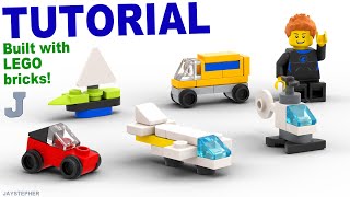 How To Make Micro Vehicles with LEGO Bricks Tutorial [upl. by Isabella266]