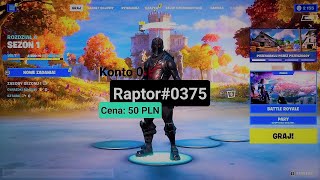 Sprzedam konto do Fortnite [upl. by Ameen]