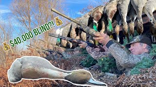 Hunting In A 40000 BLIND  Arkansas Duck Hunting Part 1 [upl. by Rice]