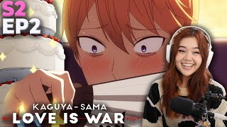 MIYUKIS BIRTHDAY🤍  Kaguyasama Love Is War Season 2 Episode 2 Reaction [upl. by Hedvige800]