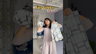 Apne Fan Pankhe ko ganda hone se bachaye sirf ₹100 mai  Fan Cover for fan  Fan cleaning hack fan [upl. by Dione118]