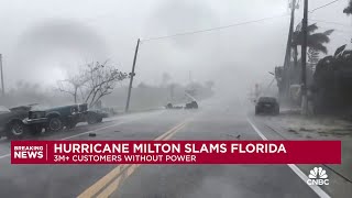 Hurricane Milton slams Florida [upl. by Enasus]