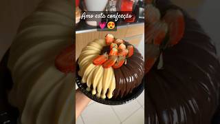 Eu decididamente Amo a confeitaria 🧁 doces receitas docesparavender bolo confeitos docesfinos [upl. by Godart]