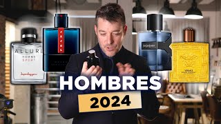 Los 10 mejores perfumes para hombre 2024 [upl. by Oremar]