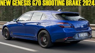 2024 New Genesis G70 SHOOTING BRAKE  Full Review [upl. by Ahsiekyt]