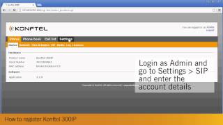 How to register Konftel 300IP [upl. by Kola]