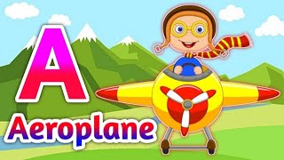 ABC Phonic Song  A for Apple Toddler Learning Video Songs  Alphabet Song for kids  Kids Cartoon [upl. by Ever]