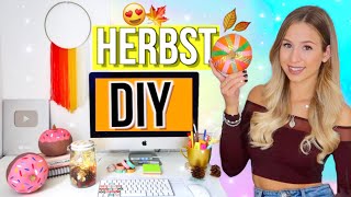 DIY HERBST DEKORATION 2018🍁🍂 Zimmer herbstlich dekorieren 🤩 Herbst Deko selber machen [upl. by Arnon174]