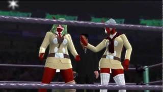 WWE 12  Scanty amp Kneesocks Tag Team Entrance [upl. by Geof]