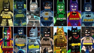 All Batman Characters and Suits in LEGO Videogames DLC Included [upl. by Dennis6]