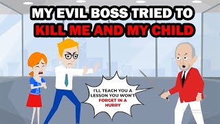 My evil boss tried to kill me and my child [upl. by Nnyluqcaj]