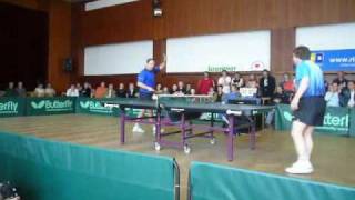 Milan Orlowski and Jindrich pansky Table Tennis  Exhibition [upl. by Mollee]