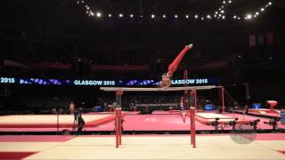 BRETSCHNEIDER Andreas GER  2015 Artistic Worlds  Qualifications Parallel Bars [upl. by Annayd]