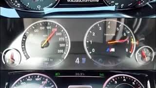 BMW MPower vs Mercedes AMG vs Audi RS Top Speed Acceleration [upl. by Chadd]