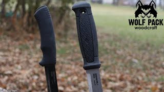 Mora Garberg Vs Mora Bushcraft Black [upl. by Tennaj]