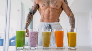 5 Healthy Smoothies  Shredded  Muscle [upl. by Zirkle565]