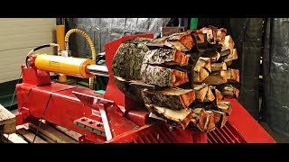 BDL Forest Days 2018 HAKKI PILKE firewood processor  AMR log splitter  FORESTOR sawmill  BILKE [upl. by Harty]