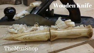 How to make a Knife out of Wood [upl. by Narret]