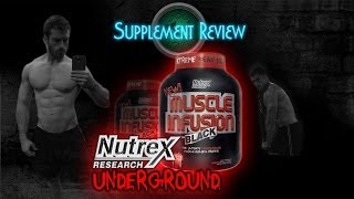 Nutrex Researchs Muscle Infusion Black Protein Review amp Taste Test [upl. by Jan771]