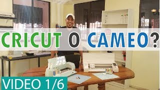 CRICUT VS CAMEO CUAL COMPRAR VÍDEO 16 Mirando ambas maquinas por fuera [upl. by Isdnyl]