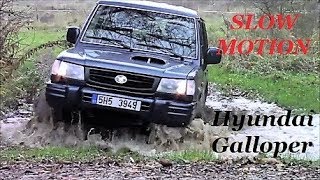 HYUNDAI GALLOPER  Slow motion [upl. by Helena]