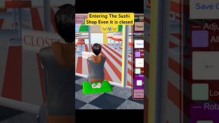 Entering the Ramen Shop even it is closed 😂🏪🤑 SAKURA School Simulator Shorts [upl. by Sato]