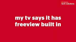 Why do I need an aerial the TV says Freeview is built in [upl. by Catherin161]