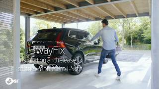 MaxiCosi l 3wayFix ISOFIX base l How to install amp release the Pebble Pro iSize [upl. by Lamont]