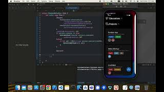 Portfolio App using SwiftUI swiftui swiftuitutorial ios [upl. by Sheldon]