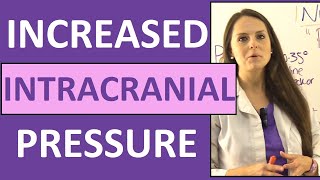 Increased Intracranial Pressure Nursing Pathophysiology NCLEX Symptoms Cerebral Perfusion Pressure [upl. by Gney]