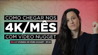 COMO CHEGAR NOS 4KMÊS COM VÍDEO NUGGET  Live VVN Ep 004 [upl. by Cheke698]