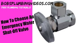 Sink Shut Off Valve  How To Choose The Right Sink ShutOff Valve [upl. by Bopp]