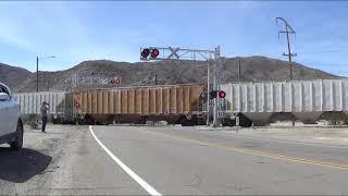 Trona Railway SD40T2s at Trona Road [upl. by Wildee113]