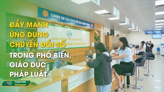 Đẩy mạnh ứng dụng chuyển đổi số trong phổ biến giáo dục pháp luật  Thái Nguyên TV [upl. by Plume18]