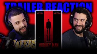 MONKEY MAN 2024 OFFICIAL TRAILER REACTION [upl. by Ettenrahs]