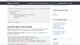 python rsa cryptography example [upl. by Evilc]