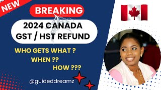 2024 Canada GST and HST Credit [upl. by Petr99]