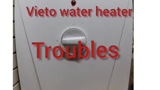 veito water heater troubleshoot [upl. by Enerehs]