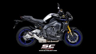 SCProject CRT Muffler for Yamaha MT10  Street legal [upl. by Larue466]