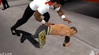 WWE 2k11 animation in psp gameplay [upl. by Elletsirhc265]