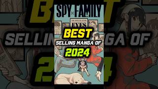 Top 10 Best Selling Mangas Of 2024 According to sold copies manga shorts [upl. by Ellekcim]