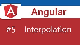 Angular Tutorial  5  Interpolation [upl. by Nosned]